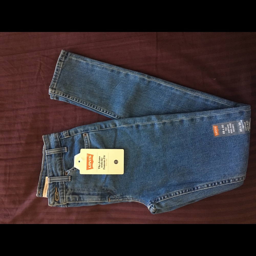 Vintage high rise skinny jeans